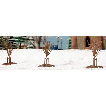 Modelářství AUHAGEN 70951 Strom - opadaný 4cm s podpěrou 10ks - stavebnice AU70951