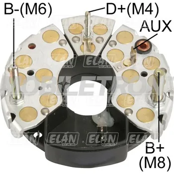 Alternátor Diodový blok alternátoru Bosch 0120469519 / 0120469955