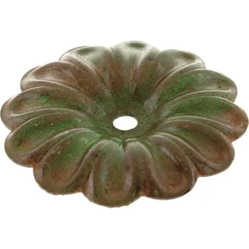 Objímka na žárovku Ozdobná krytka na objímku E27 a E14 Kytička, patina Rusty Car Style Green Vintage