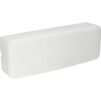 Venkovní osvětlení Linea Light 7809 MyWhite_B, obdélníkové venkovní svítidlo z bílého polyethylenu, 11W LED 3000K, délka 35cm, IP65