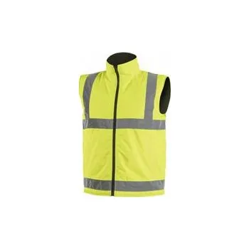reflexní vesta REMS výstražná vesta zateplená žlutá XL (54)