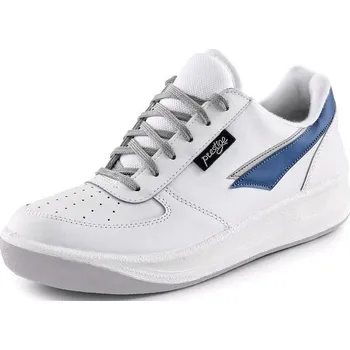 Pracovní obuv CANIS CXS Pracovní kožené polobotky PRESTIGE bílé