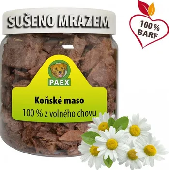 Pamlsek pro psa Koňské maso, mrazem sušené 80 g (Výživný a zdravý pamlsek s vysokým obsahem bílkovin, vhodný jako odměna, nebo cestovní svačinka.)