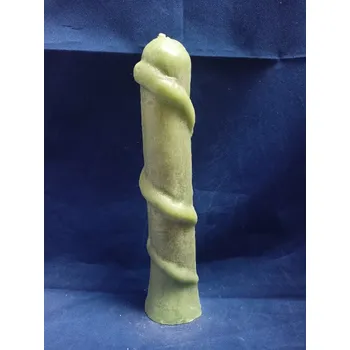 Svíčka Svíčka figurální Had zelený