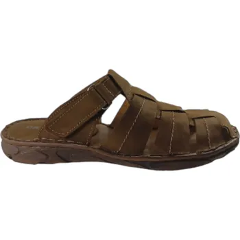 Pánské polobotky DJ 43 - 11 kožené pánské nazouváky pro široké nohy 41