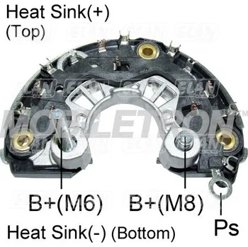 Alternátor Diodový blok alternátoru Bosch 0124325133 / F00M123266