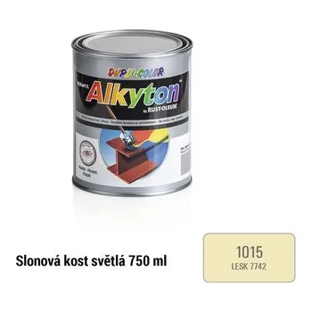 barva na kov Barva na kov rez i dřevo DUPLI-COLOR Alkyton slonová kost RAL1015 lesklá 750 ml