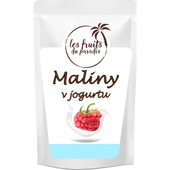 Sušené ovoce Maliny mrazem sušené v jogurtu 500 g Les Fruits du Paradis