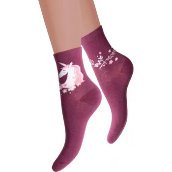 Dívčí klasické ponožky 014/385 STEVEN