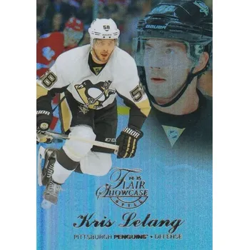 Karetní hra insert karta KRIS LETANG 14-15 Fleer Showcase Flair Showcase číslo 11