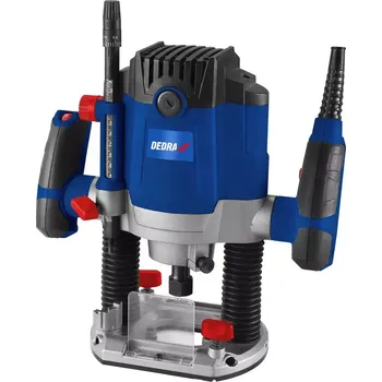 Hoblovka Dedra Frézka s horním vřetenem 1600 W, DED7981 horní frézka (Dedra DED7981 horní frézka pro vytváření oblouků, drážek, prohlubní apod)