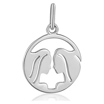 Přívěsek Stříbrný přívěšek znamení Blíženci STRZ0969BLIF