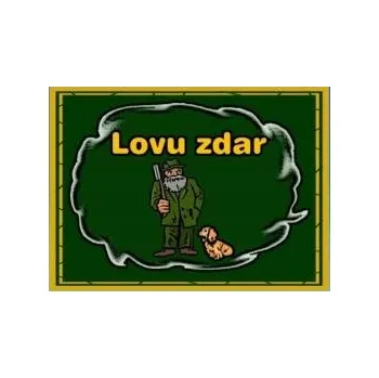 Nášivka E-myslivost Nažehlovačka pro myslivce - různé motivy - Velikost 13x10 cm, Motiv Myslivec a pes