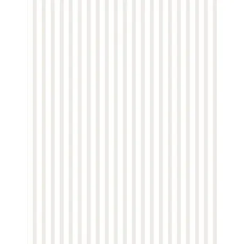 Tapeta ICH Wallcoverings Papírová tapeta na zeď, bílé a šedé pruhy, proužky 462-4, Pippo, ICH Wallcoverings, velikost 0,53 x 10,05 m