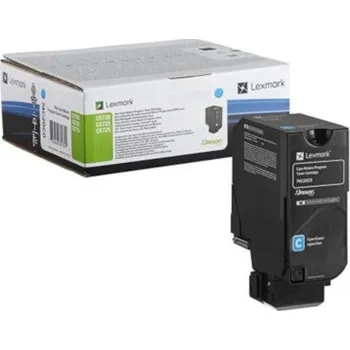 Lexmark 74C2SC0 azurový (cyan) originální toner