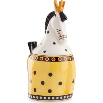 Dóza na potraviny Egan KINGS AND QUEENS HORSE Žlutá dóza 10x14 cm
