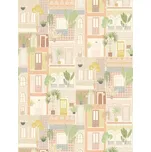 Vliesový panel na zeď s okny 323106, 2,12x2,8m, Explore, Eijffinger