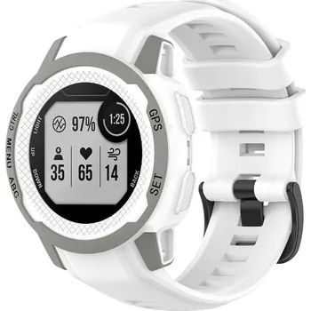 eses Silikonový řemínek pro Garmin Instinct a Instinct 2 - Bílý
