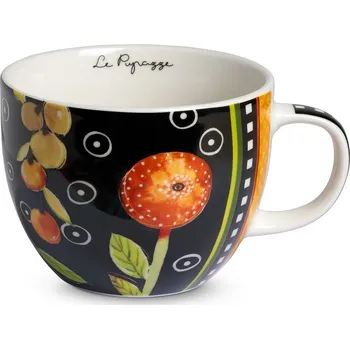 Egan LE PUPAZZE Snídaňový šálek 600 ml černý