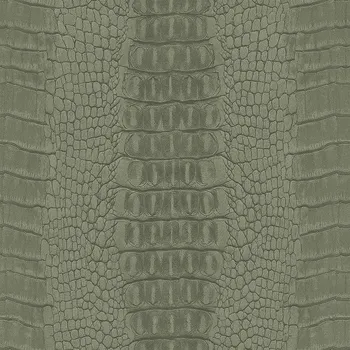 Tapeta Origin Khaki vliesová tapeta na zeď, imitace krokodýlí kůže 347773, Luxury Skins, Origin, velikost 0,53 x 10,05 m