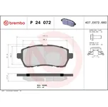 Sada brzdových destiček, kotoučová brzda BREMBO P 24 072