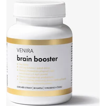 Přípravek na podporu paměti a spánku VENIRA brain booster, 80 kapslí
