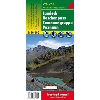 WK 254: Landeck, Reschenpass, Samnau 1:50 000 - Freytag & Berndt [DE, EN, FR] (2021)