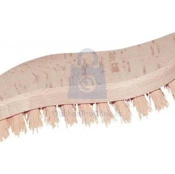 Kartáč na nádobí Spokar Kartáč podlahový ruční S, dřevěné těleso, vlnitá syntetická vlákna 4212