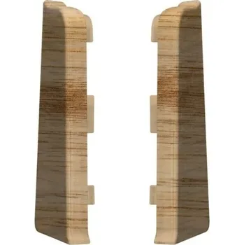 Podlahová lišta PRODOMOS line Pravá a levá KONCOVKA pro PVC soklové lišty 70 mm