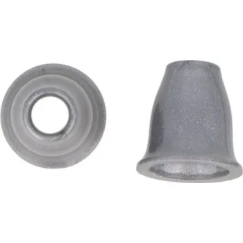 Koncovka na šňůrku, ŠEDÁ, 1,1x1,1 cm, 1ks