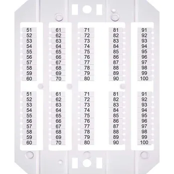 Štítek označovací pro pružinové svorky ESP-SHZ/1/51_100, ETI