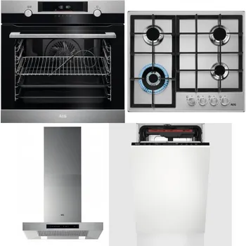 Set domácích spotřebičů AEG BPK556360M + AEG Mastery StepPower HGB64420SM + AEG Mastery DBB5660HM + AEG Mastery MaxiFlex FSE73507P