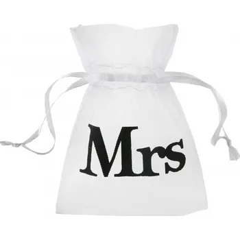 Santex Organzový sáček - Mr a Mrs 10 ks