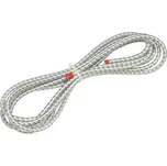 Gumové lano ø 6 mm, bílá s pruhy, volné