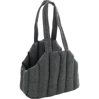 Taška pro psa a kočku Taška FLAMINGO Gilian šedá 43x23x35cm (do max. 5kg)