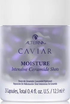 Vlasová regenerace Alterna Haircare Caviar Moisture Intensive Ceramide Shots hydratační kapsle 25 ks