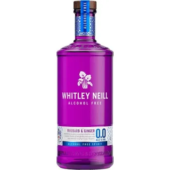 Gin Whitley Neill Rhubarb & Ginger Alcohol free 0,0 % 0,7 l