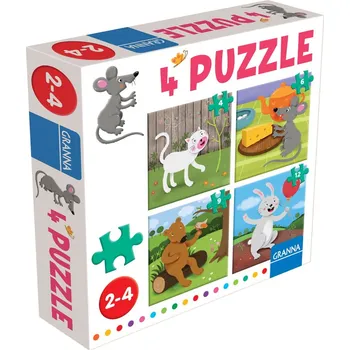 Granna | 4 puzzle Myška a kamarádi