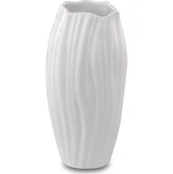 Váza Goebel Spirulina Bílá váza 16 cm