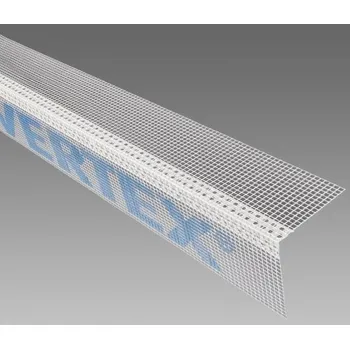 Tepelná izolace PRODOMOS line Kombi lišta rohová PVC s tkaninou Vertex 2m (10x10) | cena za m