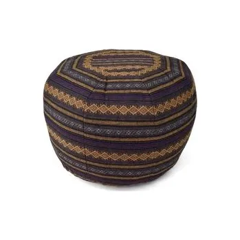 Boho meditační polštář fialový 50 cm