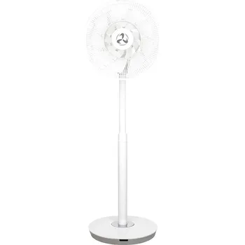 PC ventilátor CasaFan AIROS ECO SV 35 WE stojanový ventilátor 90 W (Ø x v) 35 cm x 1350 mm bílá s dálkovým ovládáním, s časovačem, oto