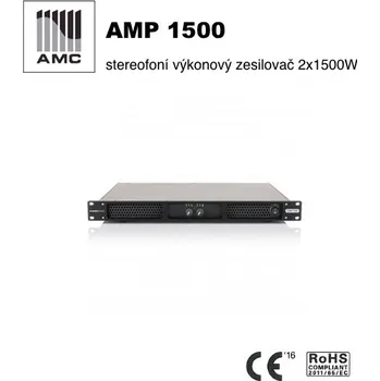 Hi-Fi Zesilovač AMC profesionální výkonový dvoukanálový zesilovač 2 x 1500W - AMP 1500 ( )