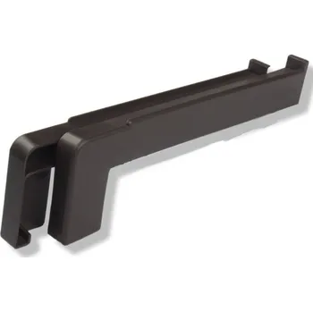 Parapet Koncovky z plastu 360 / 25 mm - hnědá / pár (1 levá + 1 pravá)
