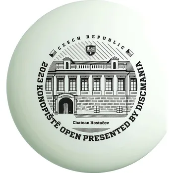 Disc golf Discmania Konopiště Open 2023 (RIP Chateau Hostačov) Lumen Neo Enigma 173g Bílá/Černá