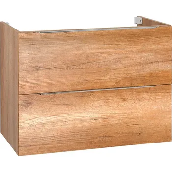Koupelnový nábytek A-INTERIÉRY Koupelnová skříňka pod umyvadlo Amanda C 80 D - dub country (amanda_80D_C)