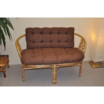 Axin Trading s.r.o. Polstr na lavici Bahama hnědý melír