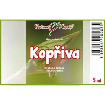 Zdraví Bylinné kapky s.r.o. Kopřiva - tinktura z pupenů (gemmoterapie) 5 ml | Bylinné kapky