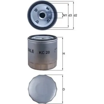 Palivový filtr Palivový filtr MAHLE KC 20