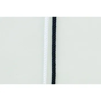 Příze PA pletená šňůra o průměru 4,5mm, barva . bílá, 4,5 mm PA, Bílá, 6,73 g, Šňůry, Skladem